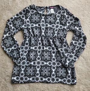 Girls Pasley Print Shirt sz L 14/16-  Preowned